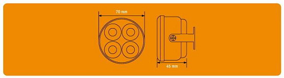 Дневные ходовые огни AIRLINE 1 Вт х 8 LED с блоком управления preview 2