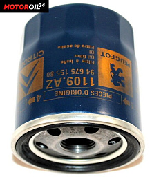 Фильтр масляный Peugeot/Citroen 1109AZ