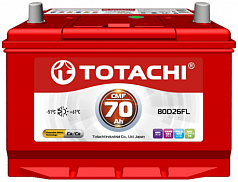 Аккумулятор TOTACHI KOR CMF 70 FL 80D26 FL