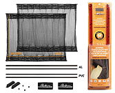 Шторка AIRLINE солнцезащитные раздвижные M ДхВ: 50х42-47см.