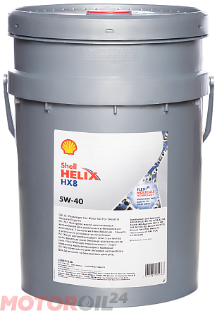 SHELL Helix HX8 5W-40 SN Plus фото 1 SHELL Helix HX8 5W-40 SN Plus preview 1