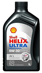 SHELL Helix Ultra Professional AV-L 0W-30