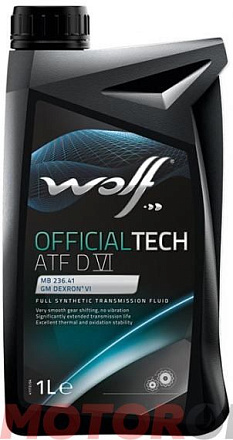 Трансмиссионное масло WOLF OfficialTech ATF D VI фото 1 Трансмиссионное масло WOLF OfficialTech ATF D VI preview 1