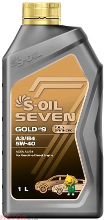 S-OIL 7 GOLD #9 5W-40 A3/B4 preview 1