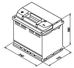 Аккумулятор BOSCH 0092S40060