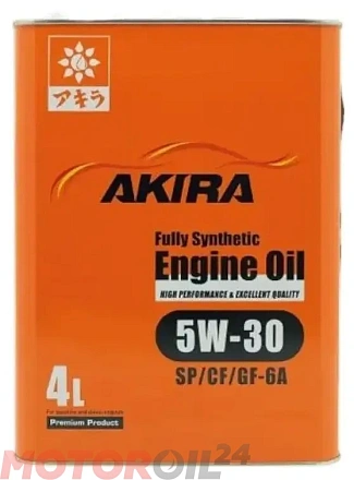 AKIRA Fully Synthetic 5W-30 SP/CF/GF-6A фото 1 AKIRA Fully Synthetic 5W-30 SP/CF/GF-6A preview 1