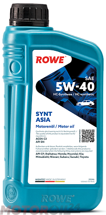 ROWE Hightec Synt Asia 5W-40 фото 1 ROWE Hightec Synt Asia 5W-40 preview 1