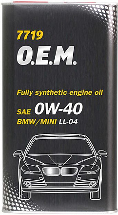 MANNOL 7719 O.E.M. for BMW Mini  0W-40 фото 2 MANNOL 7719 O.E.M. for BMW Mini  0W-40 preview 2