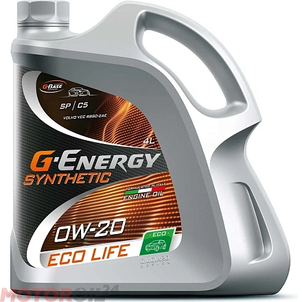 GAZPROMNEFT G-Energy Synthetic Eco Life 0W-20 preview 1