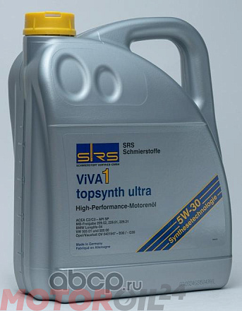 SRS VIVA 1 Topsynth Ultra 5W-30 preview 1