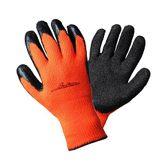 Перчатки утепленные  AIRLINE с двухслойным с латексным покрытием ладони