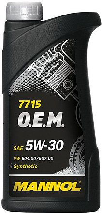 MANNOL 7715 O.E.M. for VW Audi Skoda 5W-30 фото 1 MANNOL 7715 O.E.M. for VW Audi Skoda 5W-30 preview 1