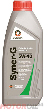 COMMA Syner-G 5W-40 preview 1