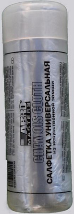 Салфетка влаговпитывающая в тубе ABRO Chamois Cloth 68x43 preview 1