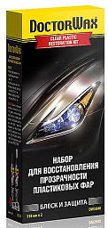 Набор для очистки и полировки прозрачных пластиковых поверхностей DOCTOR WAX