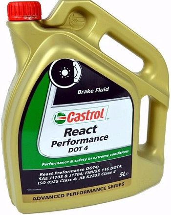 Тормозная жидкость CASTROL DOT-4 React Performance preview 1