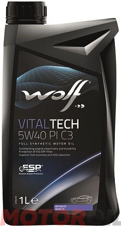 WOLF Vital Tech 5W-40 PI C3 фото 1 WOLF Vital Tech 5W-40 PI C3 preview 1