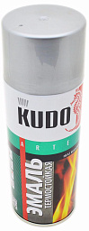 Эмаль термостойкая (серебристая) KUDO