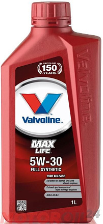 VALVOLINE Maxlife 5W-30 фото 1 VALVOLINE Maxlife 5W-30 preview 1