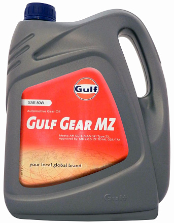 Трансмиссионное масло GULF Gear MZ 80W фото 1 Трансмиссионное масло GULF Gear MZ 80W preview 1