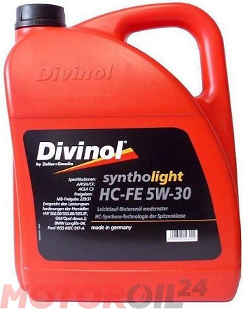 DIVINOL Syntholight HC-FE 5W-30 фото 1 DIVINOL Syntholight HC-FE 5W-30 preview 1