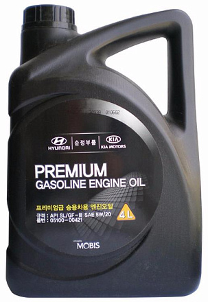 HYUNDAI/KIA Premium Gasoline 5W-20 SL/GF-3 фото 1 HYUNDAI/KIA Premium Gasoline 5W-20 SL/GF-3 preview 1