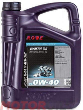 ROWE Hightec Synt RS 0W-40 preview 1