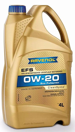 RAVENOL EFS EcoFullSynth 0W-20 фото 1 RAVENOL EFS EcoFullSynth 0W-20 preview 1