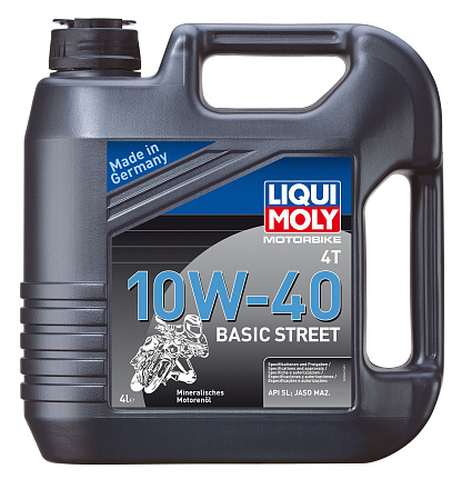 LIQUI MOLY Motorbike 4T Basic Street 10W-40 preview 1
