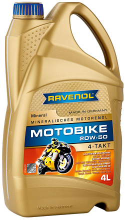RAVENOL Motobike 4-T Mineral 20W-50 preview 1