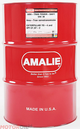 Трансмиссионное масло AMALIE Amatran Powershift TO-4 Fluid 30 preview 1