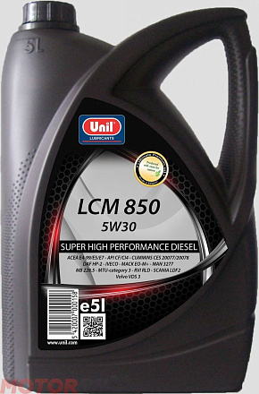 UNIL LCM 850 5W-30 фото 1 UNIL LCM 850 5W-30 preview 1