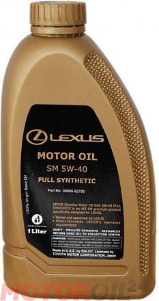 LEXUS Motor Oil Full Synthetic SM 5W-40 preview 1