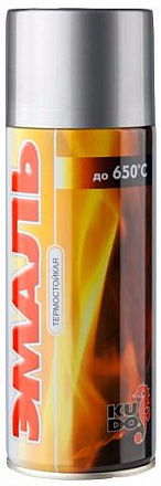 Эмаль термостойкая KUDO желтая preview 1