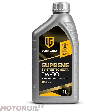 LUBRIGARD Supreme Synthetic PRO C3 5W-30 фото 1 LUBRIGARD Supreme Synthetic PRO C3 5W-30 preview 1