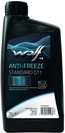 Антифриз концентрат синий WOLF Anti-Freeze Standart G11 preview 1