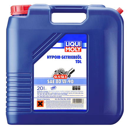 Трансмиссионное масло LIQUI MOLY Hypoid-Getriebeoil TDL 80W-90 фото 1 Трансмиссионное масло LIQUI MOLY Hypoid-Getriebeoil TDL 80W-90 preview 1