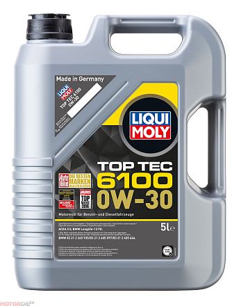 LIQUI MOLY Top Tec 6100 0W-30 фото 1 LIQUI MOLY Top Tec 6100 0W-30 preview 1