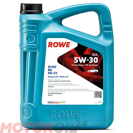 ROWE Hightec Synt RS HC-C1 5W-30 фото 1 ROWE Hightec Synt RS HC-C1 5W-30 preview 1