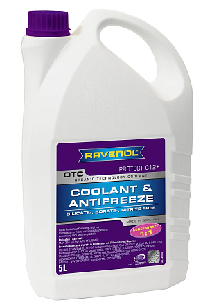 Антифриз концентрат фиолетовый RAVENOL OTC Organic Technology Concentrate фото 1 Антифриз концентрат фиолетовый RAVENOL OTC Organic Technology Concentrate preview 1