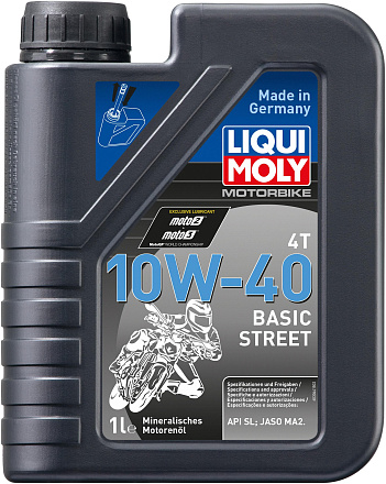 LIQUI MOLY Motorbike 4T Basic Street 10W-40 preview 1