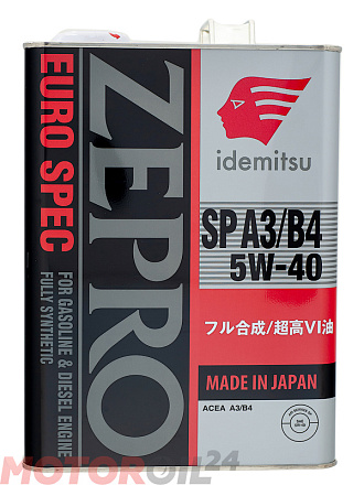 IDEMITSU Zepro Euro Spec 5W-40 фото 1 IDEMITSU Zepro Euro Spec 5W-40 preview 1