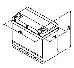 Аккумулятор BOSCH 0092S30170