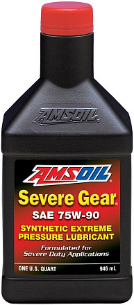 Трансмиссионное масло AMSOIL Severe Gear Synthetic Extreme Pressure (EP) Lubricant 75W-90 preview 2