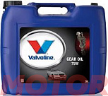 Трансмиссионное масло VALVOLINE Gear Oil 75W