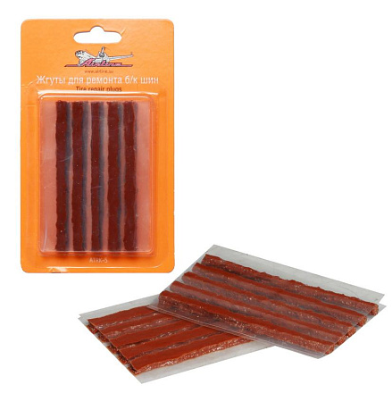 Жгуты AIRLINE для ремонта б/к шин 10 шт. в блистере preview 1