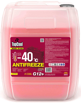 Антифриз готовый розовый TOPCOOL Antifreeze X Cool -40 G12+ preview 1