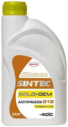 Антифриз SINTEC Gold G12 preview 1
