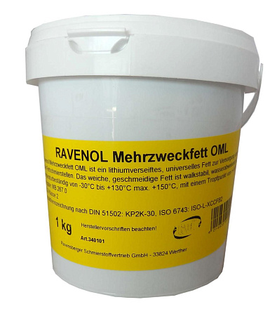 Смазка RAVENOL Mehrzweckfett OML фото 1 Смазка RAVENOL Mehrzweckfett OML preview 1