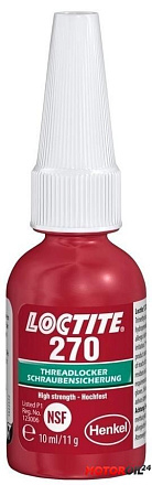 Резьбовой фиксатор высокой прочности LOCTITE 270 preview 2